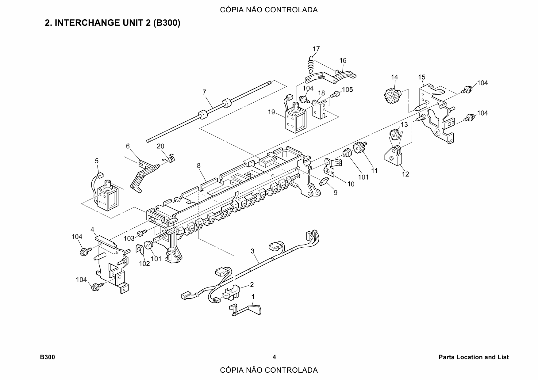 RICOH Options B300 INTERCHANGE-UNIT-TYPE-270 Parts Catalog PDF download-5